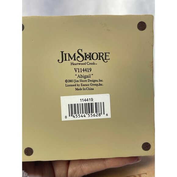 Vintage 2003 Jim Shore x Enesco Heartwood Creek ABIGAIL Cat Figurine in Box 6” - Picture 9 of 10